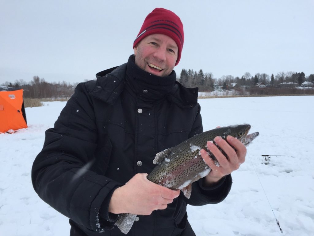 Rainbow Trout Caught on Spring Lake